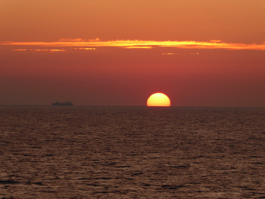 Olbia Sardinien Capo Testa Sundowner