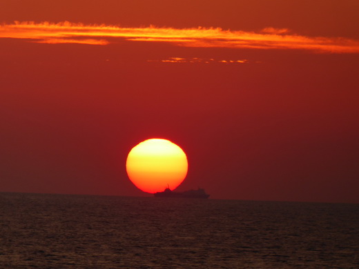 Olbia Sardinien Capo Testa Sundowner