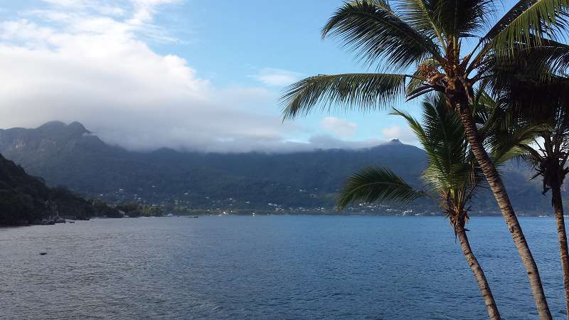 Hilton Northolme Seychelles  Blick auf den Ocean aus Bungalowblick